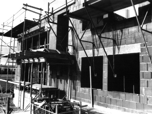 Hausfundament außen Hausfundament außen