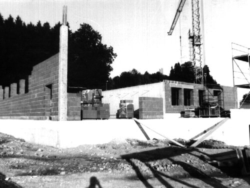 Hausfundament außen Hausfundament außen